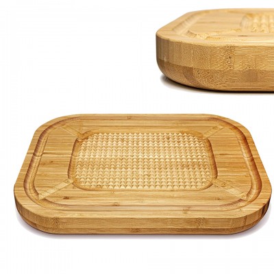 17*13*1.5cm high quality rectangular groove drainage design non-skid cutting board