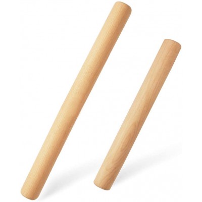 set of 2, Bamboo wooden Tapered Rolling Pin set