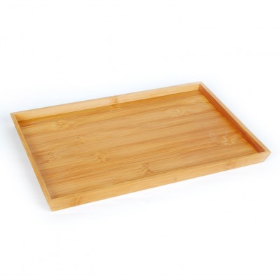 YCZM Bamboo Eco-friendly service tray wooden rack,cProduct Name and Rectangle Shape Shape food serving tray