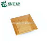 Square shape carbonized color bamboo container