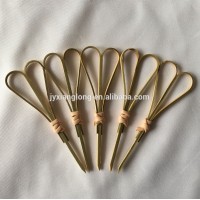 heart-shaped bamboo skewers stick decorative fruit picks