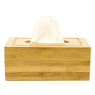 customized bamboo tissue box cover bamboo tissue paper box bamboo tissue box