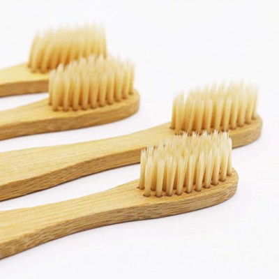 Custom logo wholesale hotel eco friendly natural bamboo  toothbrush