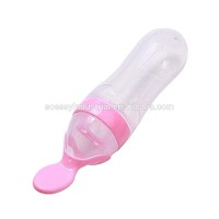 Baby Silicone Milk Feeder squeeze feeding bottle