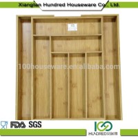 China Manufacturer Hot Sale hot sell bamboo cutlery box with drawer