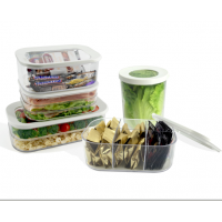 Stackable food containers storage box sealed box