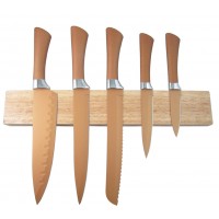 Convenient Bamboo Magnetic knife holder